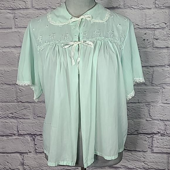 Vintage 60's pajama top/ blouse - Picture 1 of 7